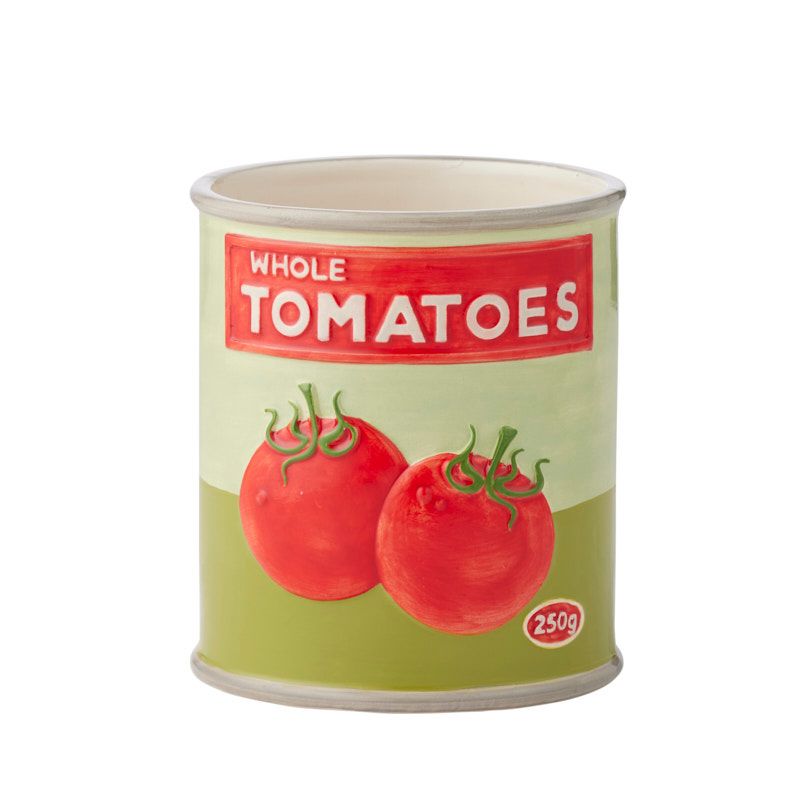 Assemble Prodotto Ceramic Pot 14x15.5cm Green/Red