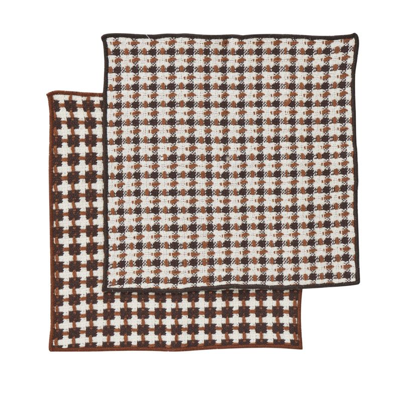 Assemble Kit Set of 2 Recycled Cotton D/cloth Cocoa