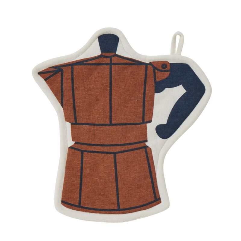 Assemble Coffee Cotton Pot Holder Brown