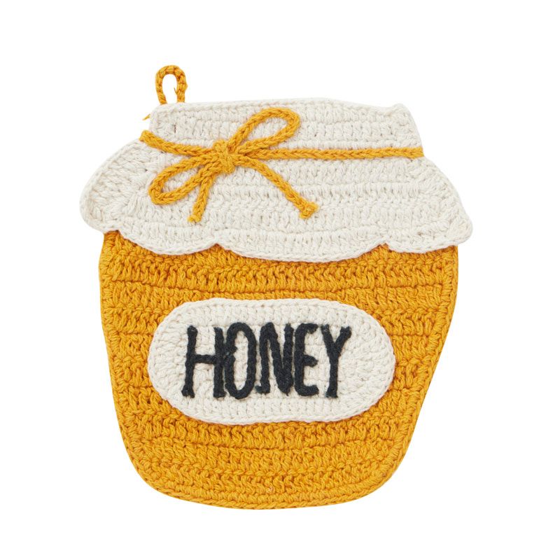Assemble Honey Pot Cotton Knit Pot Holder