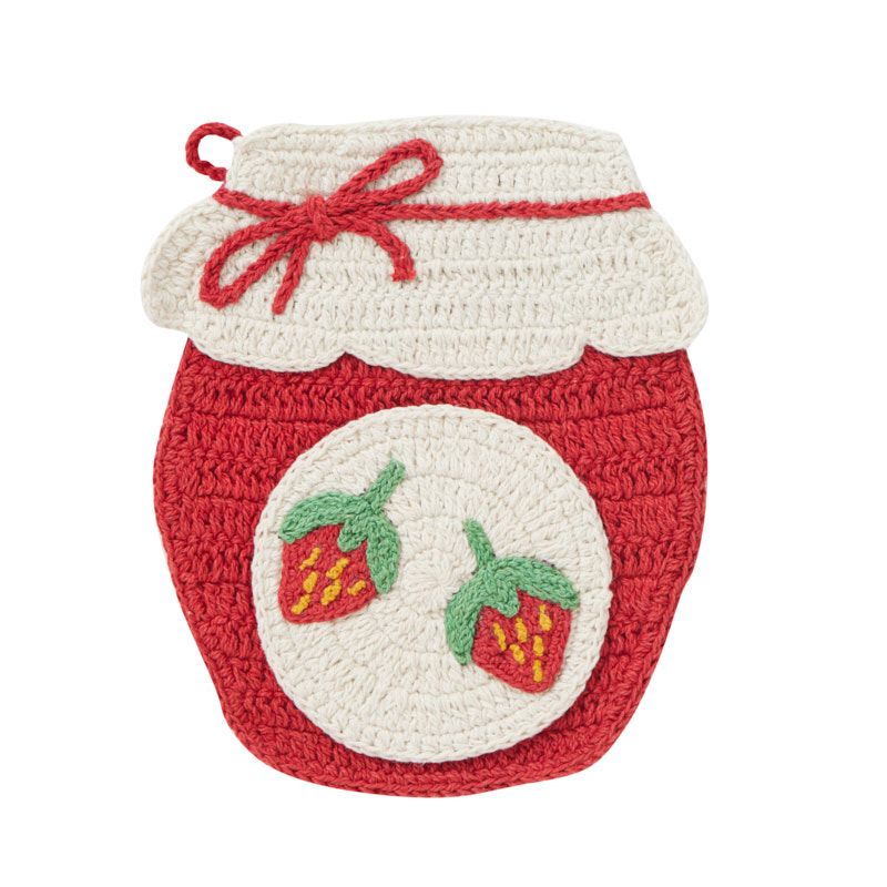 Assemble Jam Jar Cotton Knit Pot Holder