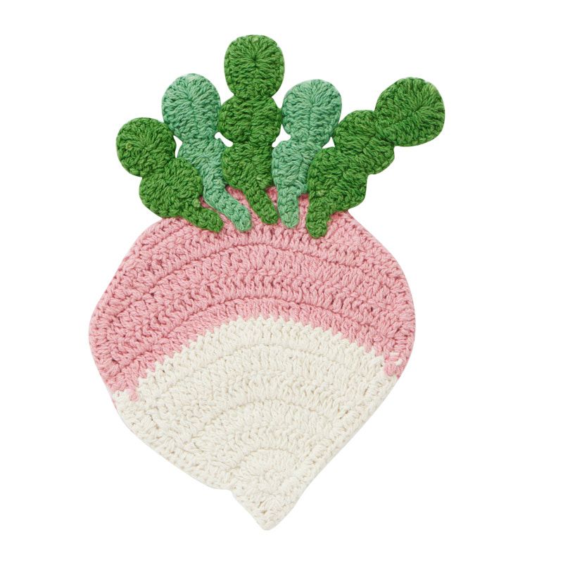 Assemble Radish Cotton Knit Pot Holder
