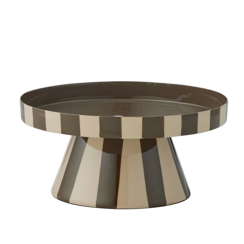 Assemble Linear Metal Cake Stand Tan/Chocolate