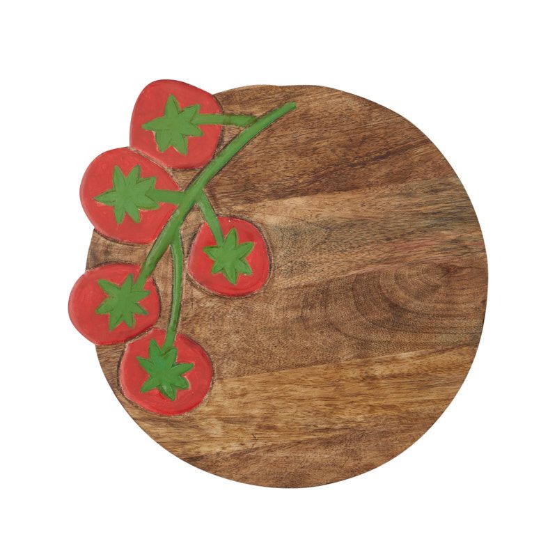 Assemble Pomodoro Round Wood Serving Board