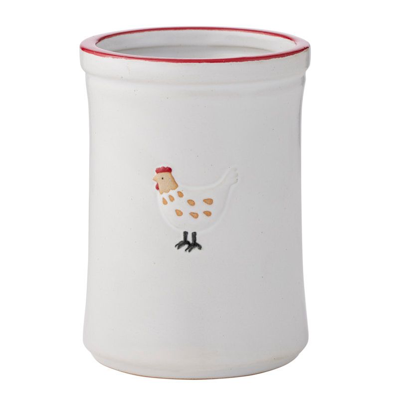 Assemble Charlie Chook Ceramic Utensil Holder