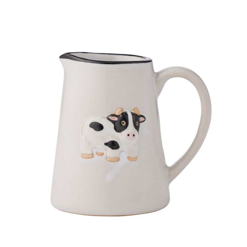 Assemble Moo Ceramic Jug White/Black