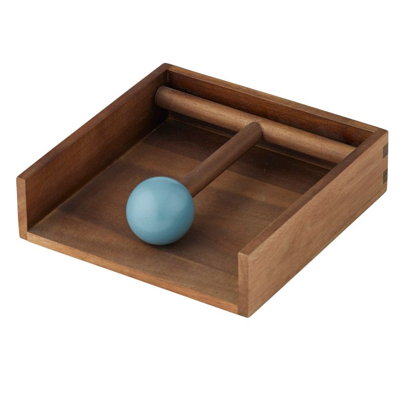 Assemble Axis Wood Napkin Holder Blue