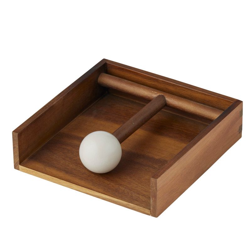 Assemble Axis Wood Napkin Holder Ivory