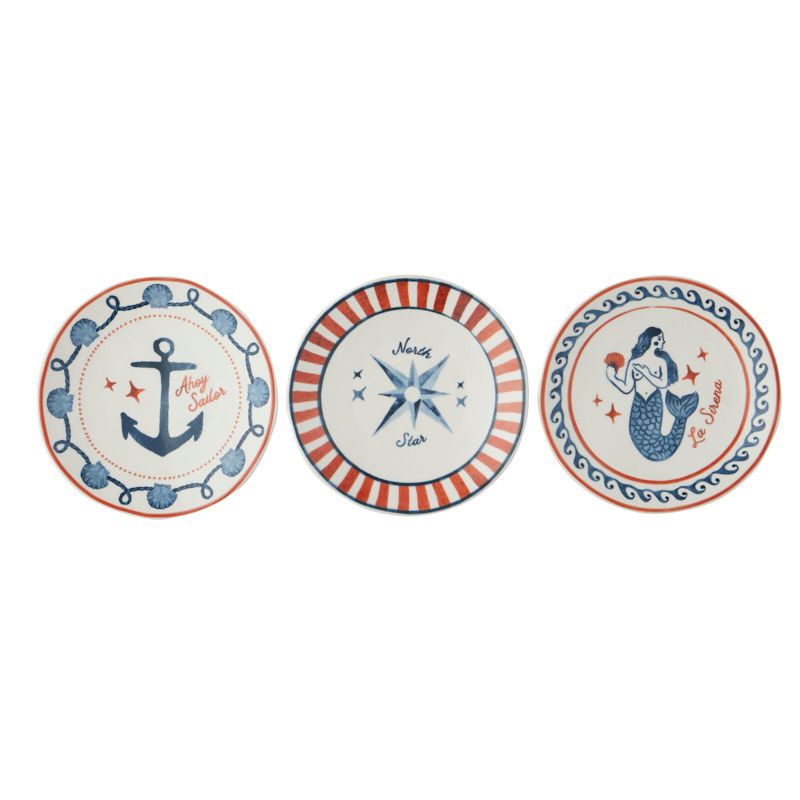 Assemble Ahoy Ceramic Dish 3 Assorted