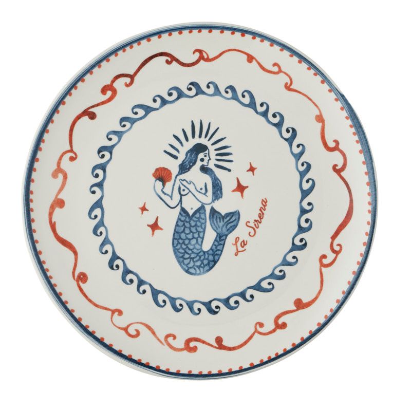Assemble Ahoy Ceramic Round Platter