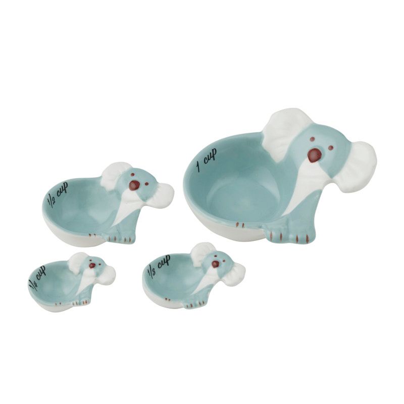 Goldy Gifts Blinky Set of 4 Ceramic Measuring Cups