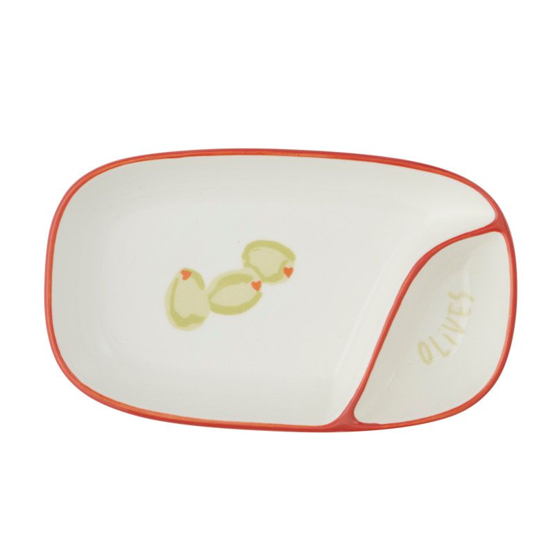 Assemble Olive You Ceramic Olive Dish