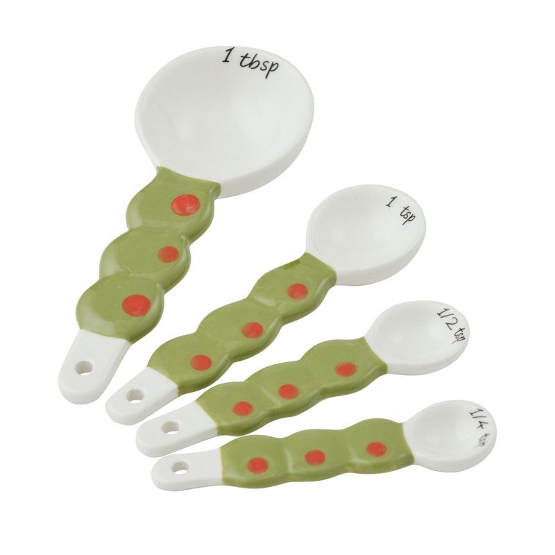 Assemble Verdial Set of 4 Ceramic Measuring Spoons