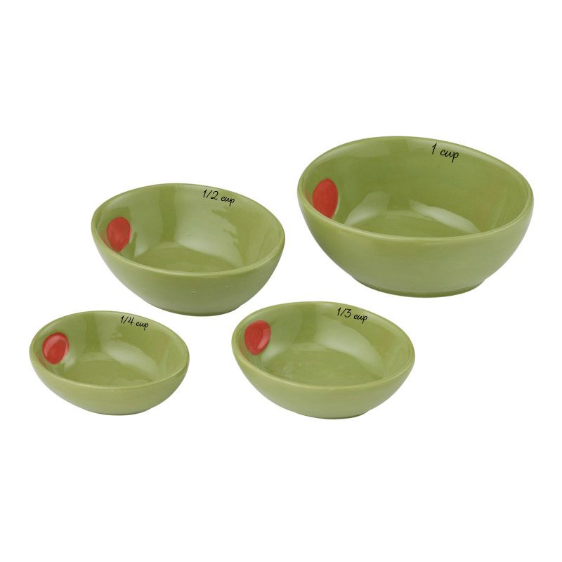 Assemble Verdial Set of 4 Ceramic Measuring Cups