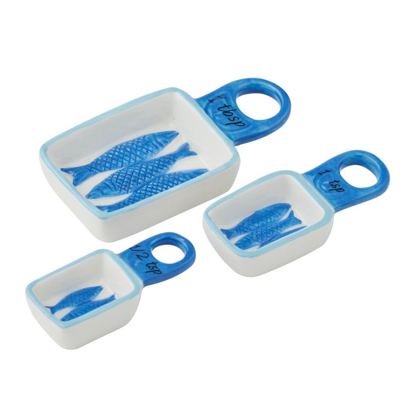 Assemble Sardine Set of 3 Ceramic M'Spoons