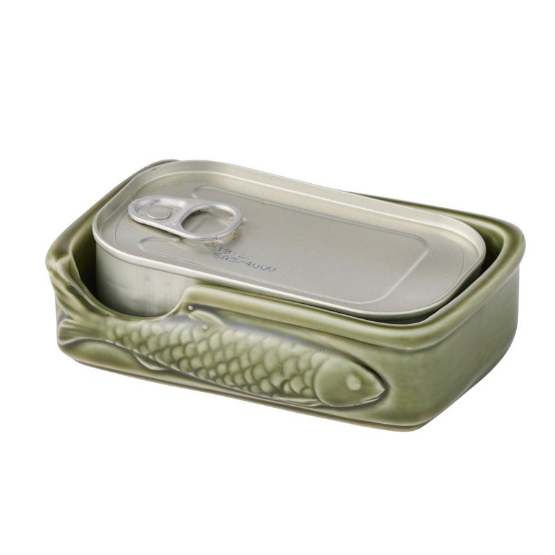 Assemble Sardinha Ceramic Fish Tin Holder