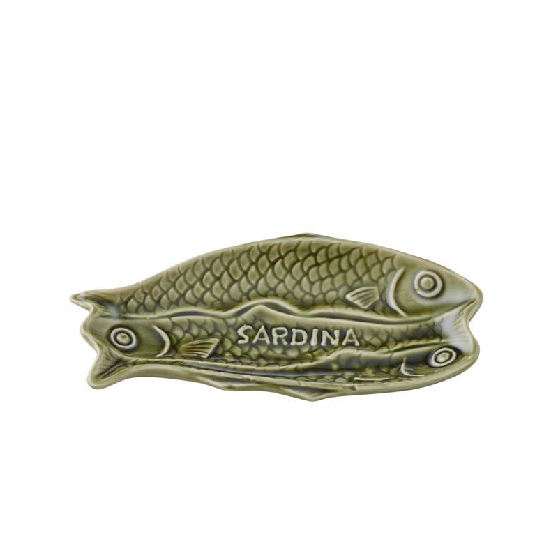 Assemble Sardinha Ceramic Plate Olive