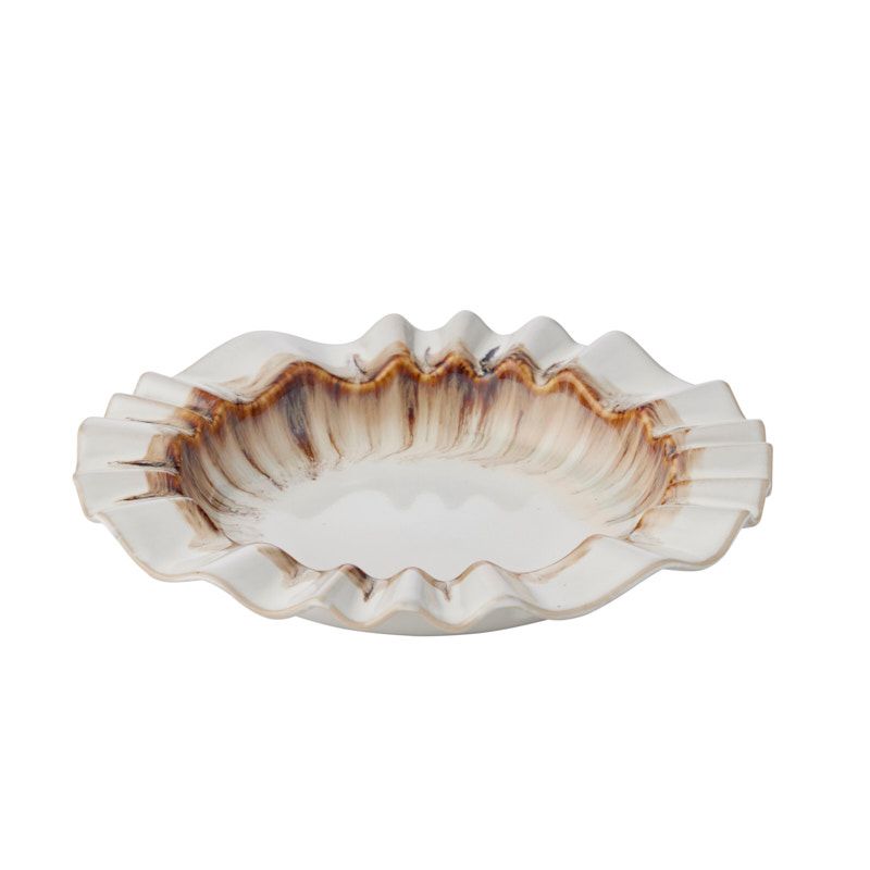 Assemble Montana Ceramic Dish Ivory/Chocolate