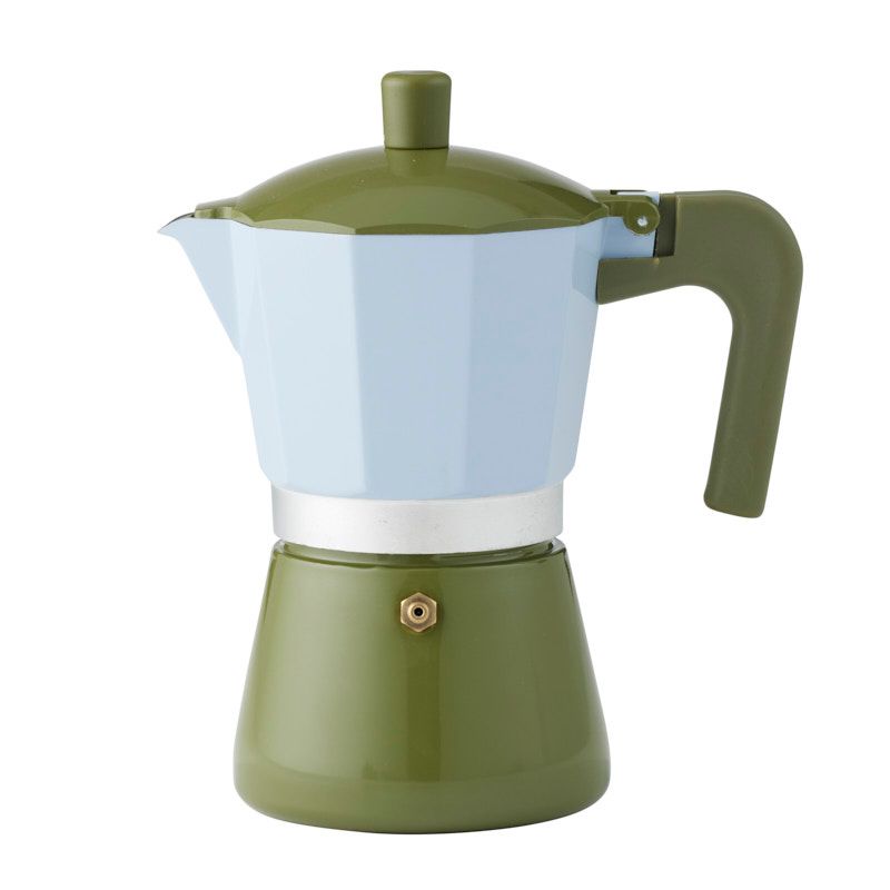 Assemble Nero S/top Espresso Maker 6 Cup Blue/Green