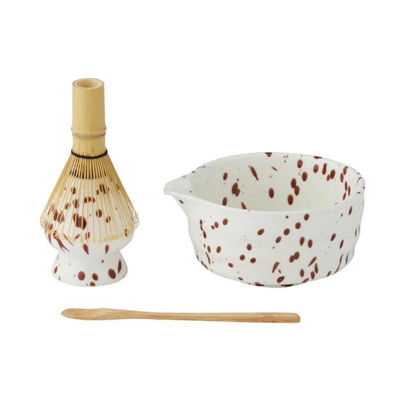 Assemble Osaka 4pc Ceramic Matcha Set Cocoa
