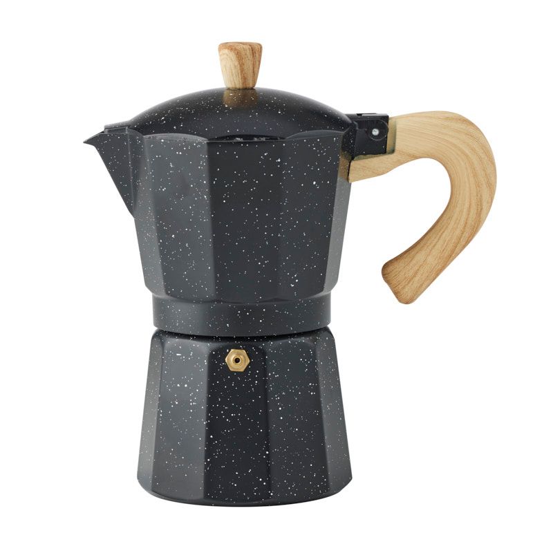 Assemble Titus S/top Espresso Maker 6 Cup Black
