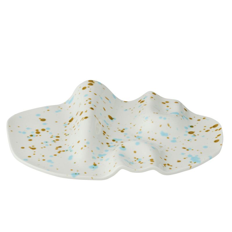 Assemble Carti Ceramic Serving Board 30x21cm Blue/Green