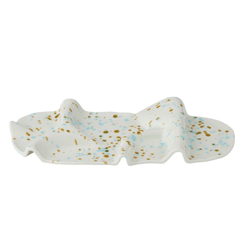 Assemble Carti Ceramic Serving Board 36x17cm Blue/Green