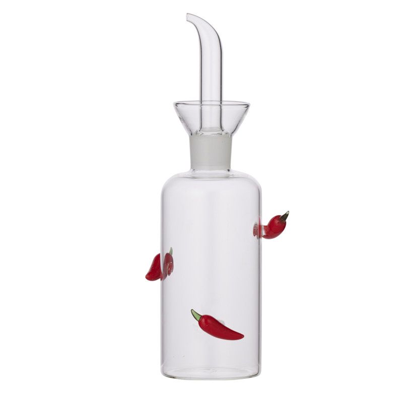 Assemble Gino Glass Oil Bottle Red Chilli