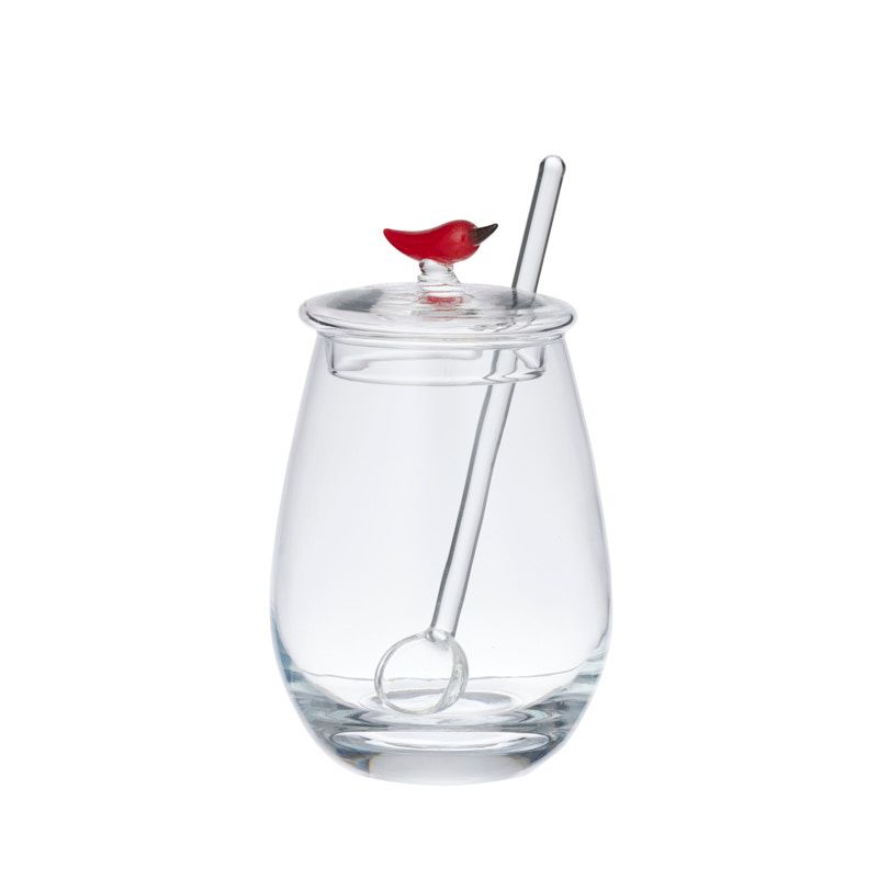 Assemble Chilli Sauce Glass Jar with Spoon