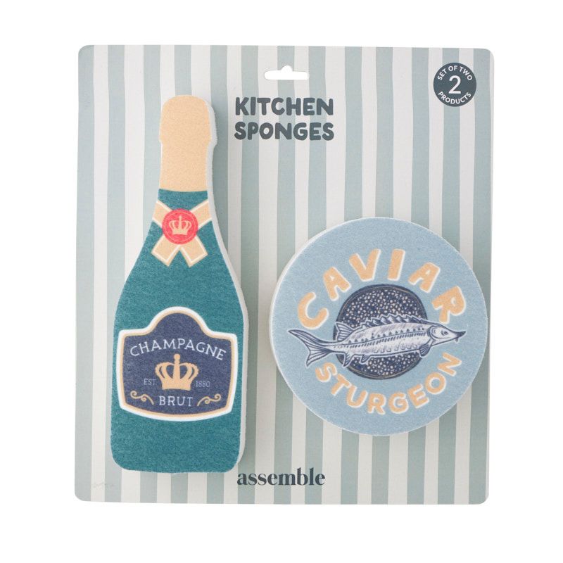 Assemble Champagne Set of 2 Scouring Pads