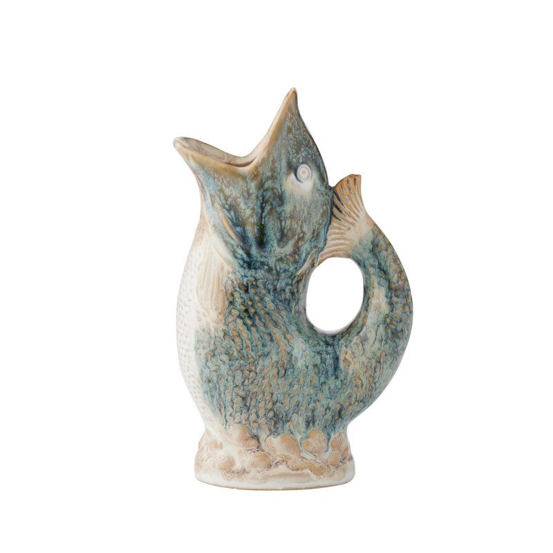 Coast To Coast Pescado Ceramic Small Jug Mint