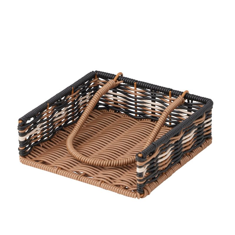 Assemble Veda PP Woven Napkin Holder Black