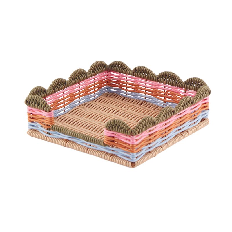 Assemble Feliz PP Woven Napkin Holder Pink