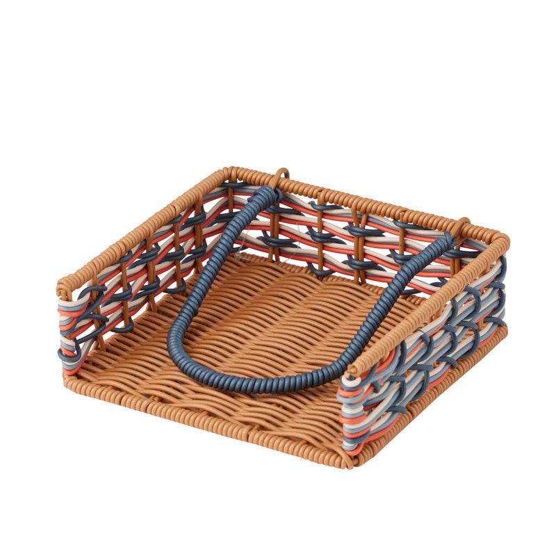 Assemble Veda PP Woven Napkin Holder Blue