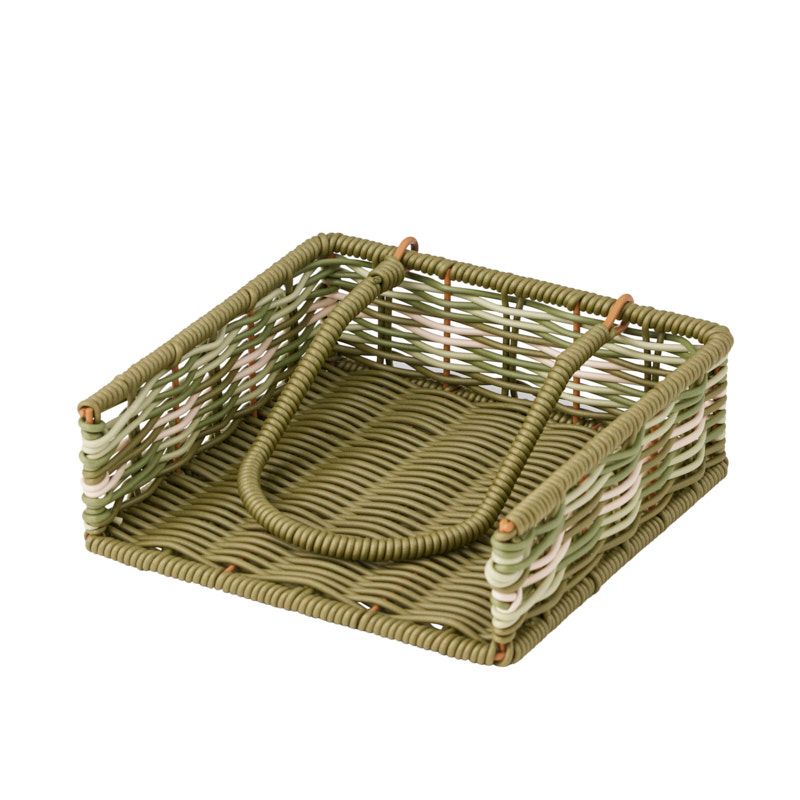 Assemble Veda PP Woven Napkin Holder Olive