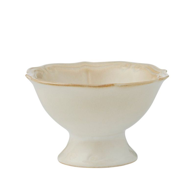 Assemble Compton Ceramic Footed Bowl Natural