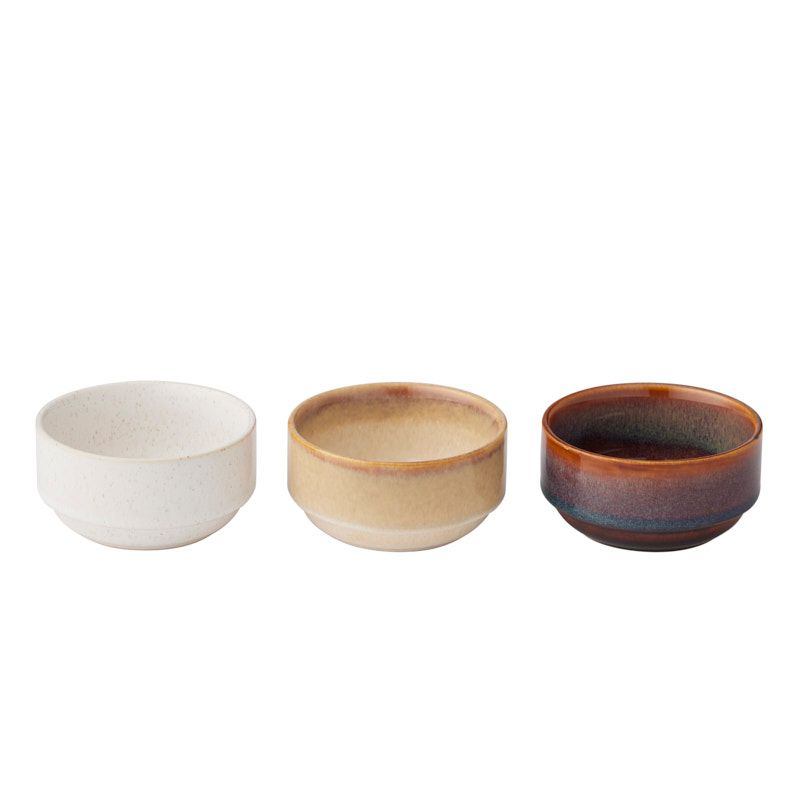Assemble Vail Set of 3 Ceramic Bowl Natural