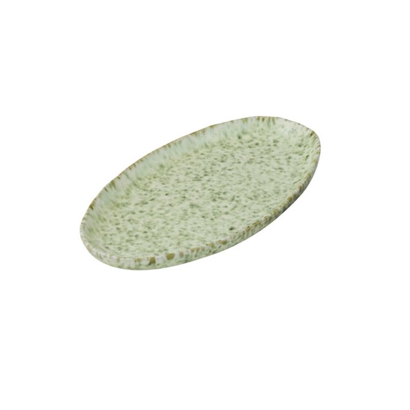 Assemble Willa Ceramic Oval Platter 28x16cm Moss