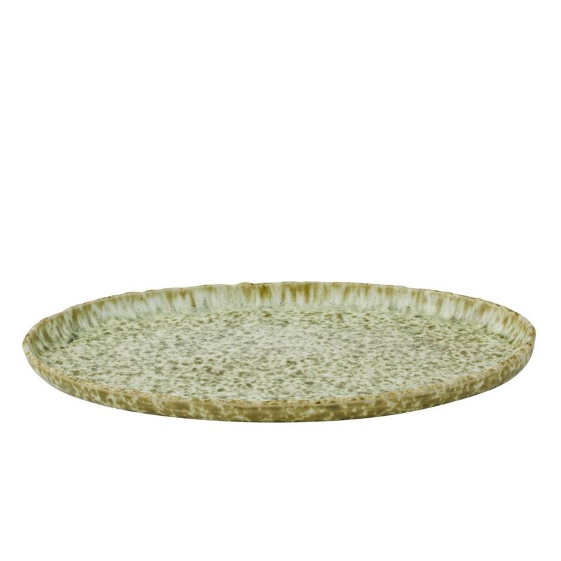 Assemble Willa Ceramic Oval Platter 36x21cm Moss