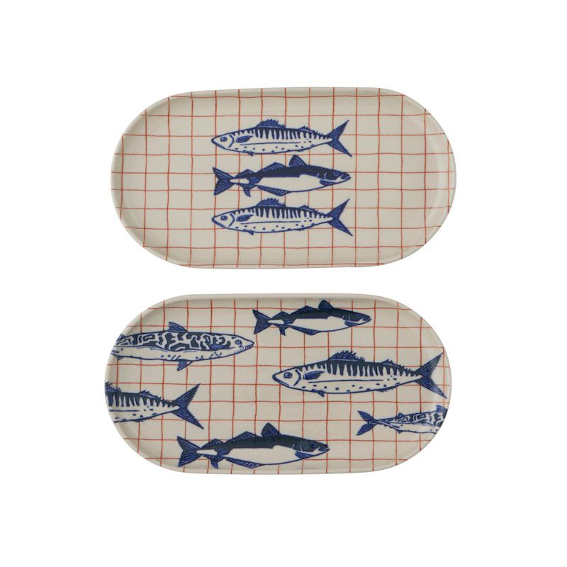 Assemble Angler Ceramic Plate 2 Assorted