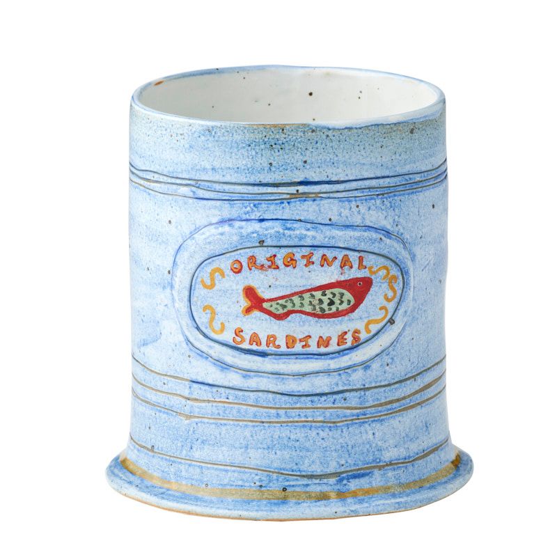 Assemble Argenta Utensil Jar Blue/Red