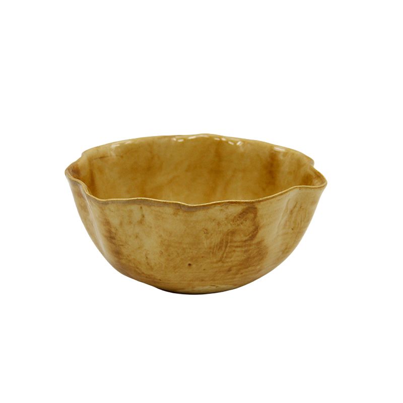 Assemble Vitti Ceramic Bowl 13x12x6cm Tan