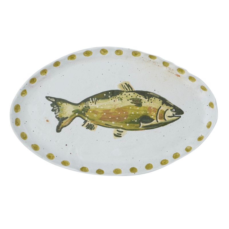 Assemble Normandy Ceramic Platter Green