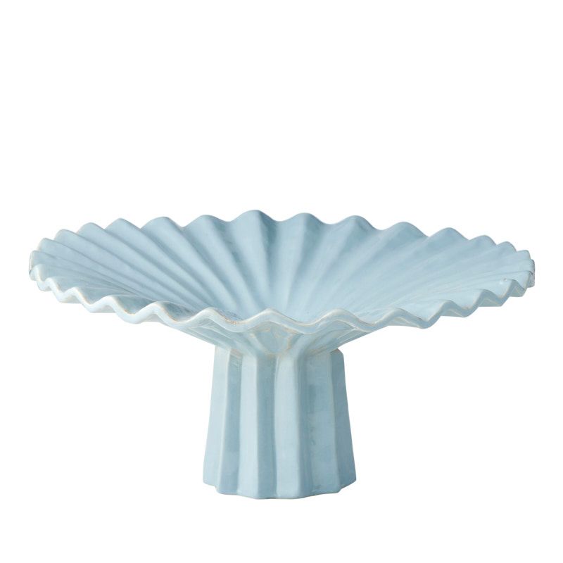 Assemble Isabel Ceramic Footed Bowl Denim
