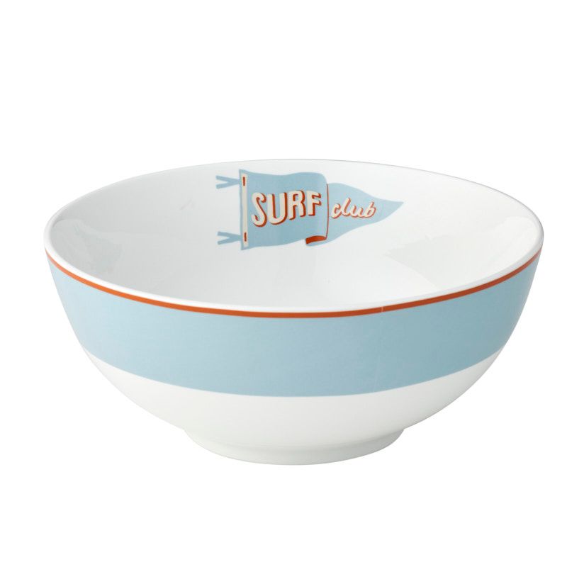 Goldy Gifts Surf Club Ceramic Bowl
