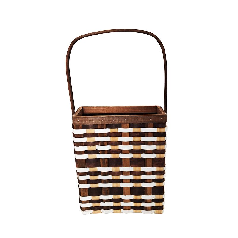 Assemble Denver Wooden Basket 20x10x30cm Cocoa