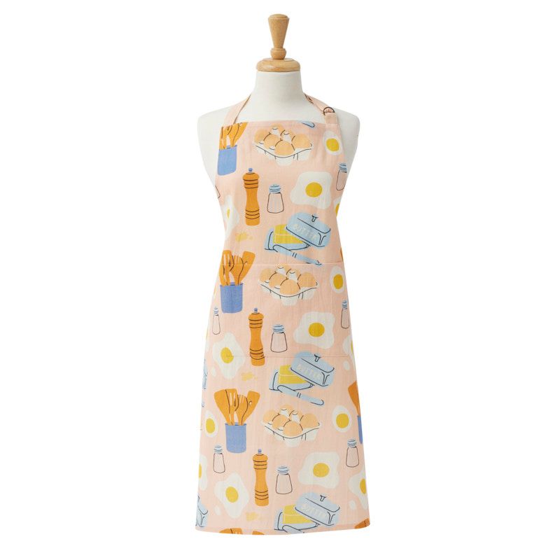 Assemble Brekkie Cotton Apron Peach