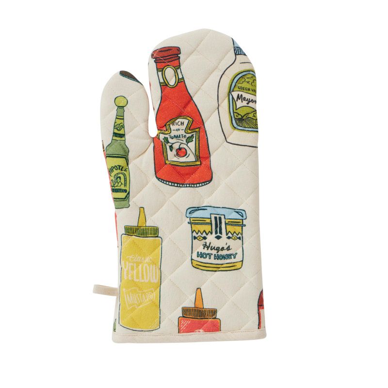 Assemble Condiments Cotton Oven Glove