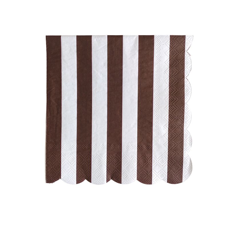 Assemble Carnival 20pk 3 Ply Napkin Cocoa