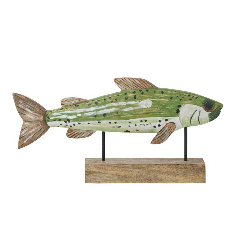 Coast To Coast Salmon Wood Mounted Sculpture